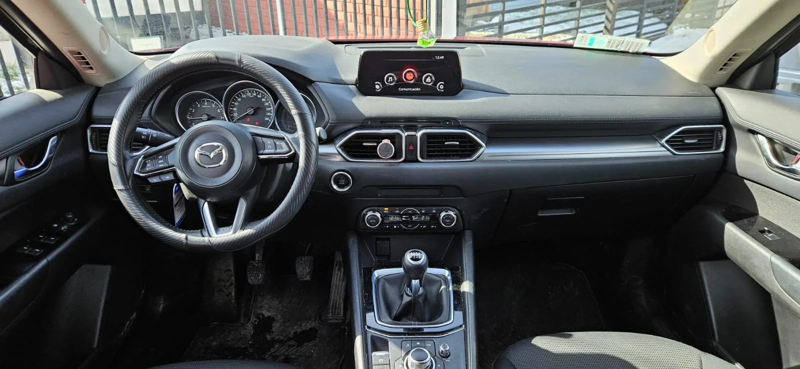 Auto de arriendo en la Patagonia, cerca de Punta Arenas